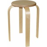 Gymnastikhocker, kpl aus Birkenholz. � 35 cm. H�he: 48 cm