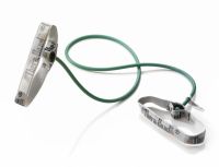 Thera-Band Tube 1,4 m, stark - grn, mit flexible Griffe