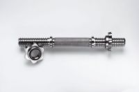 Kurzhantelstange Chrom  30 mm, 38 cm mit Sternverschluss
