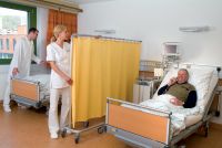 Mobilschirm mit 1 Stk Teleskop abknickbar 220 cm
