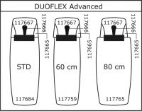 Ersatzpolster Liegeflaeche Gymna Duoflex-Advanced