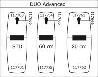 Ersatzpolster Liegeflaeche Gymna Duo-Advanced
