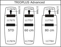Ersatzpolster Liegeflaeche Gymna Trioplus-Advanced