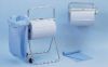 Bodenst�nder-Abrollger�t f�r Putzt�cher, fahrbar, verchromt