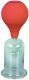 Massage-Schr�pfglas mit Olive + Ball, ca � 5 cm, H�he ca. 11 cm